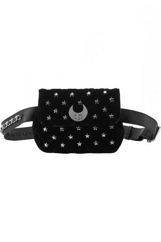 Midnight Moon Waist Bag - Black