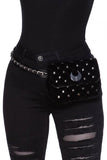 Midnight Moon Waist Bag - Black