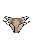Dakota Snake Brief with Ring Details and Straps -