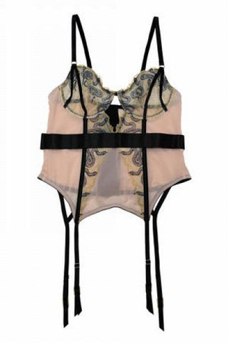 Dakota Snake Basque with Cut Out Front -