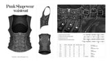 Punk Shapewear Waistcoat - Black -
