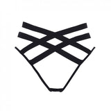 Emilia Open Back Brief - Black -