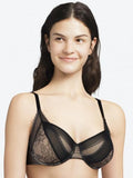 Sukeban Half-Cup Bra - Black -