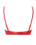 Glossies Sheer Moulded Bra - Chilli Red -
