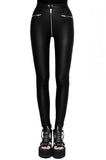Larissa Coated Trousers - Black -