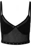 Terrorizer Fishnet Top - Black -