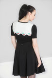 Cheri Knit Sweater Top - Black/White -
