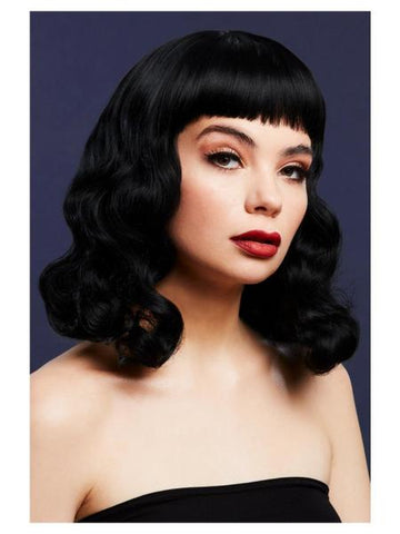 Bettie Wig Short Fringe - Black