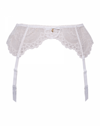 Superboost Lace Suspender - White -
