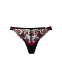 VIP Bouquet Thong - Black/Red -