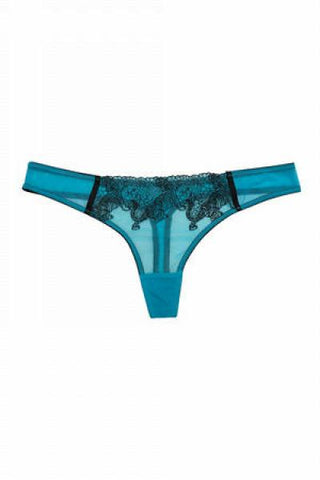 Playful Promises Tiger Blue Thong -