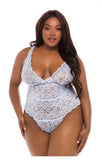 Lunette Lace Teddy - Brunnera Blue - Size