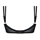 Fallen Angel Balcony Bra - Black -