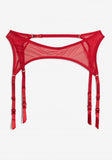 Push Garter Belt - Red -