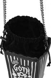Goth Popcorn Handbag - Black/White
