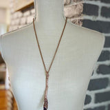 Sticks and Stones Citrine Wand Necklace