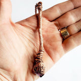 Sticks and Stones Amethyst Wand Necklace