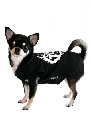 Goth dog clothes top