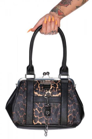 Hear Me Hiss Handbag - Leopard