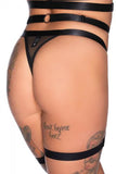 Hell Kitty Fishnet Panty - Black -