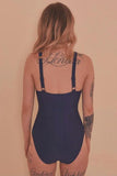 Nautical Swimsuit - Blue/White -