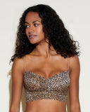 Never Say Never Printed Sweetie Bralette - Neutral Leopard -