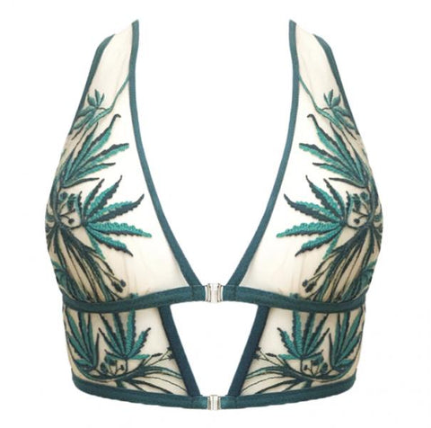 Brooklyn Haze Bralette - Emerald -