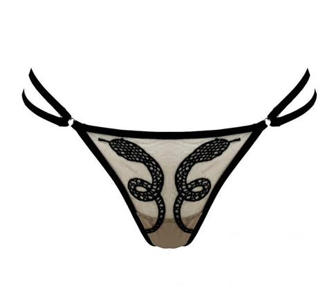 Medusa Thong - Black -