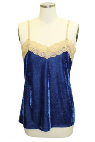 Velvet Dreams Cami - Olympian Blue -