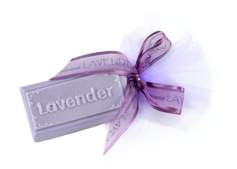 Embossed Lavender Bar - 4 oz.