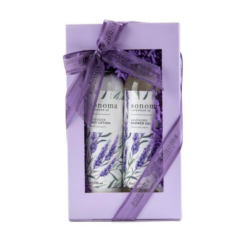 Lavender Shower Gel and Body Lotion Gift Set