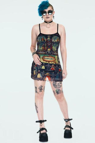 Dancing with the Dead Mini Dress -