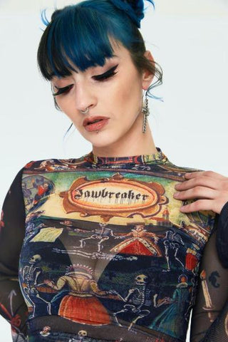 Dancing with the Dead Crop Top -