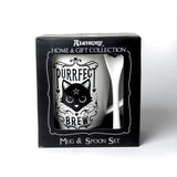 Purrfect Brew Cup & Spoon Set