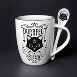 Purrfect Brew Cup & Spoon Set