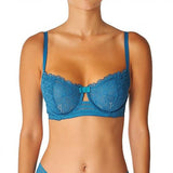 Arpege Underwire Half Cup Bra - Azure -