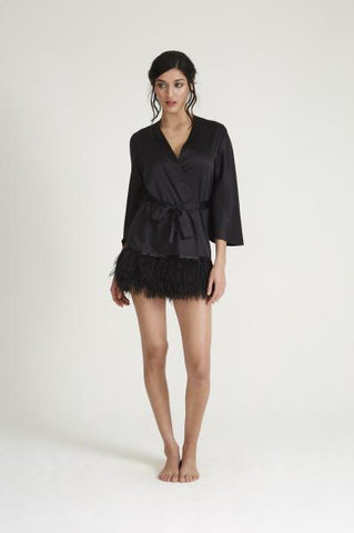 Swan Cover Up - Black -