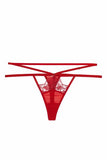 Iris Slider Thong - Red -