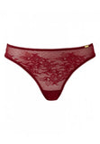 Glossies Lace Brief - Bordeaux -