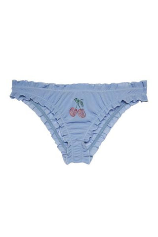 Lili Diamante Cherry Brief - Blue -