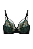 Dakota Snake Bra - Green/Gold -