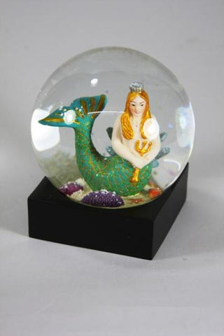 Mermaid Snowglobe - 5"H X 5"D