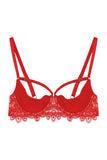 Anaise Quarter Cup Bra - Red -