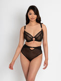 Unchained High Waist Brief - Black -