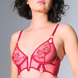 Tigris Bra - Crimson -