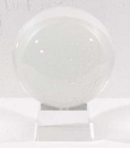 Fengshu Crystal Ball 8 Inch With Crystal Stand