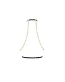 Theadora Chain Harness - Black/Gold -