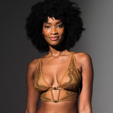 Medusa Bralette - Liquid Gold -