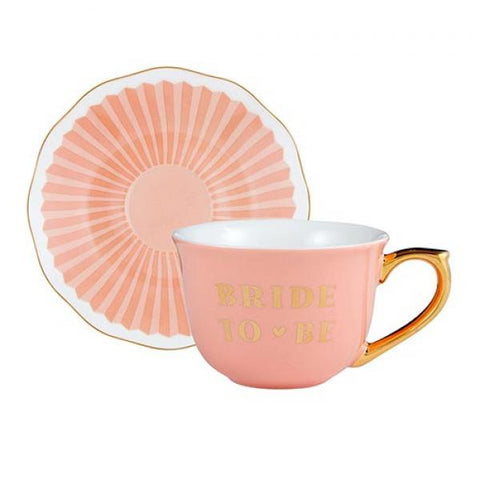 Tea Cup & Saucer Set - Bride to Be