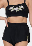 Magnolia Bralette Set - Black -